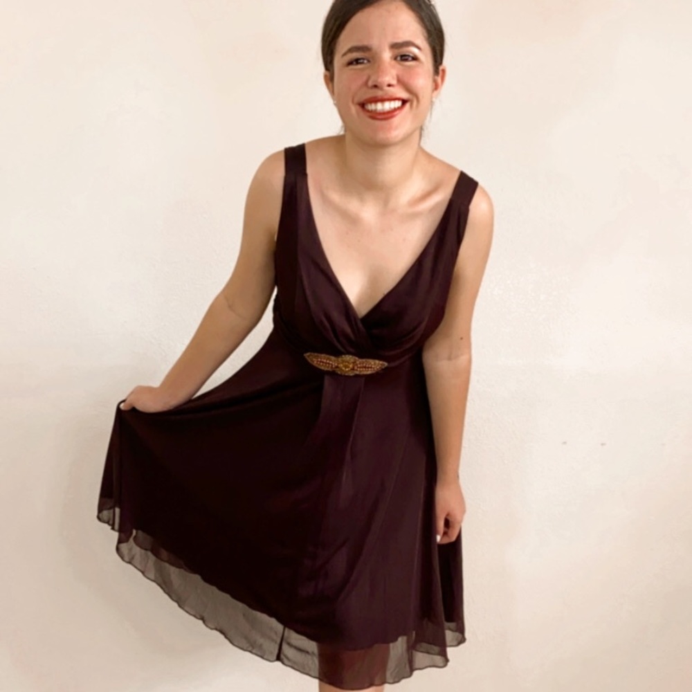 Brown dress